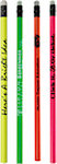 Neon Bargain Buy Pencils
